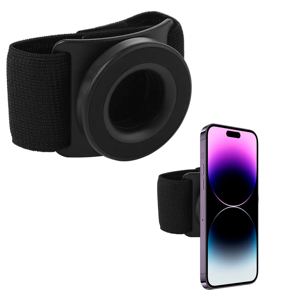

Adjustable Wristband Magnetic Wrist Strap 360°Rotated Detachable Magnetic Suction Bracket Anti-lost Rope Handheld