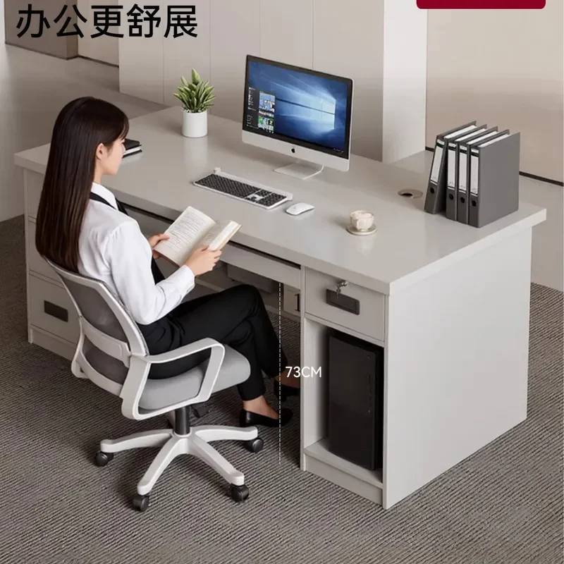 for Simple Modern Computer Desk Office Dedicated Staff Desk Home Office Single Boss Desk