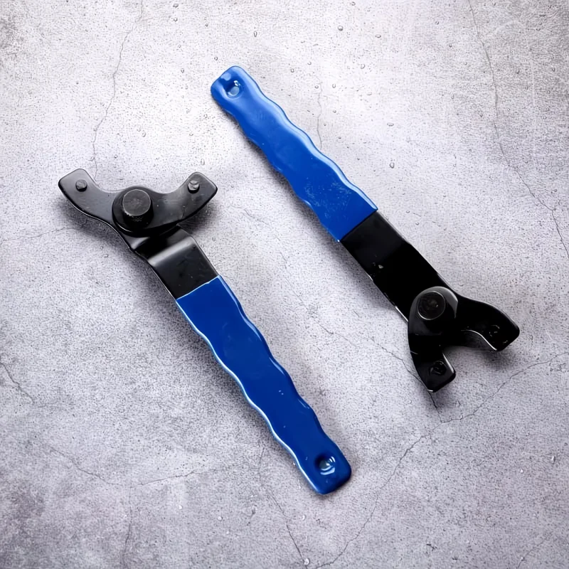 Universal Angle Grinder Wrench Lock Disc Wrench Adjustable Pin Wrench Suitable For 4/4.5/5/7/9 Inch Angle Grinders