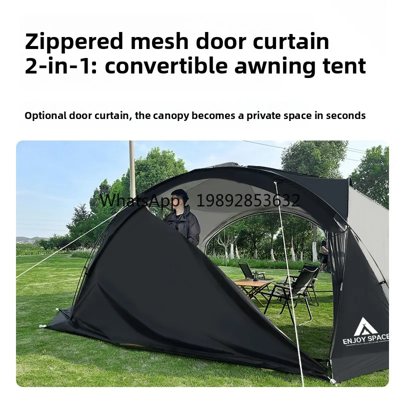 B1  Outdoor Tent Vinyl Dome Canopy Camping Sunshade Sun Protection Outdoor Camping Gear Windproof Rainproof