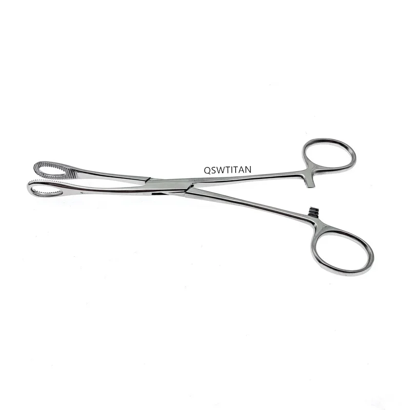 18CM/25CM Sponge Forceps  Straight/Curved Serrated Jaws Surgical Instruments