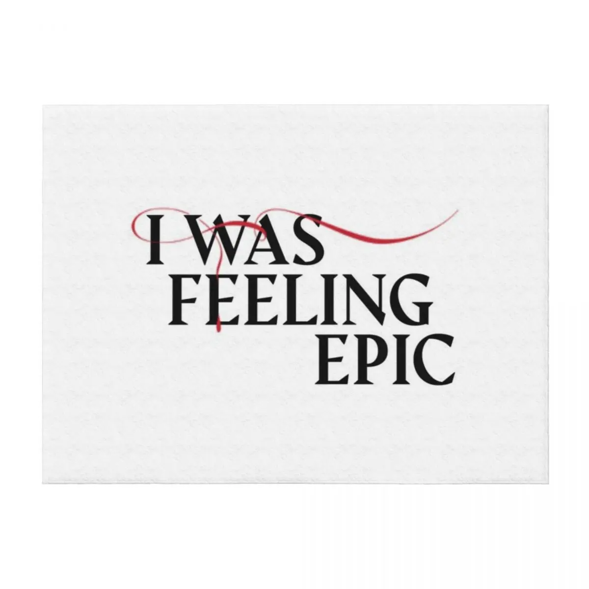 

TVD i was feeling epic quote Throw Blanket Designers Cute Plaid heavy to sleep Blankets
