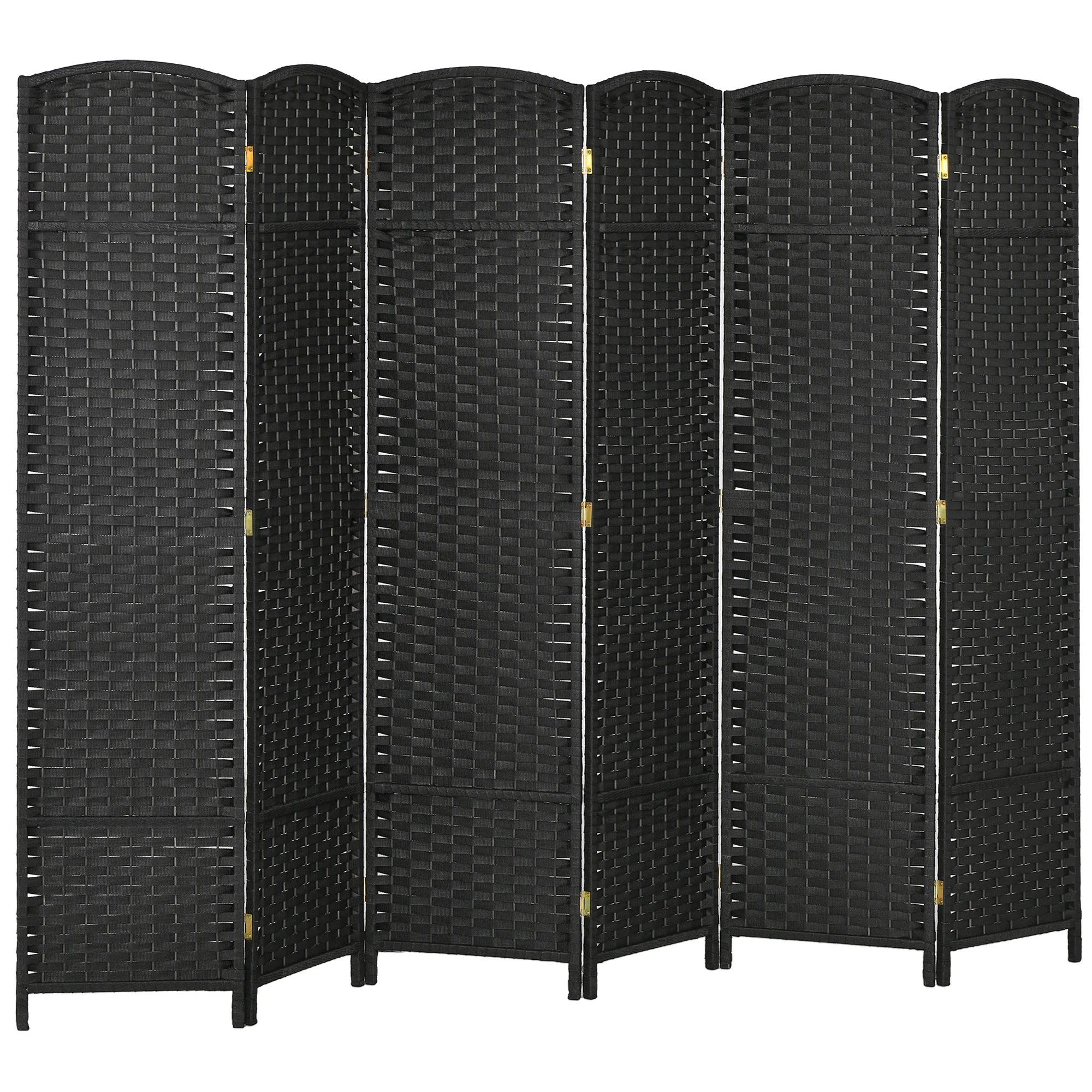 Room Divider Screen - Homcom Room Divider, 6 Panel Folding