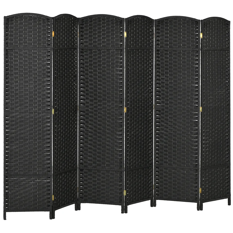 Elegant 6 Panel Folding Room Divider Screen