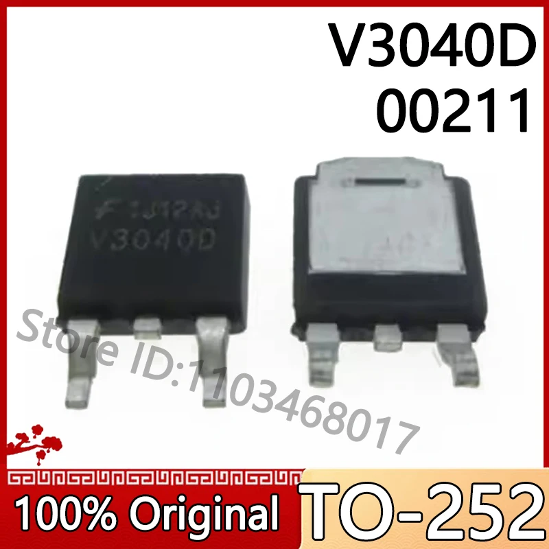 10Pcs/lot V3040 00211 V3040D TO-252 Automotive ignition coil transistor