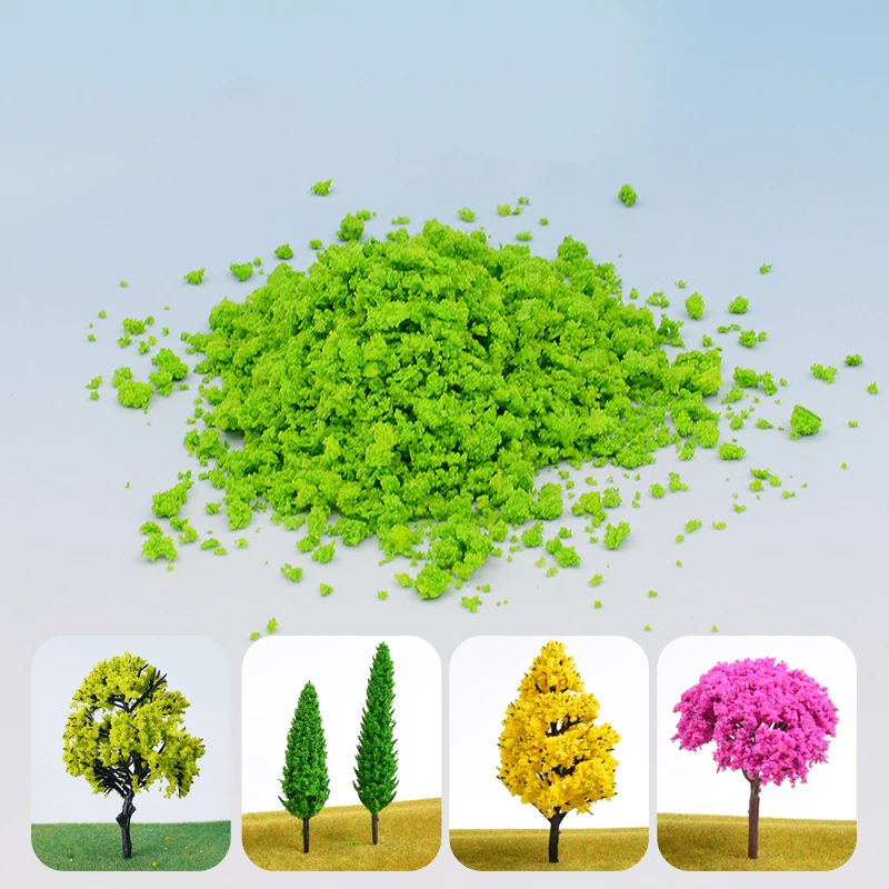 

70 г искусственный порошок дерева, губка, материал для масштаба HO, модель железной дороги, диорама, садовый пейзаж, миниатюрный пейзаж, строительный макет