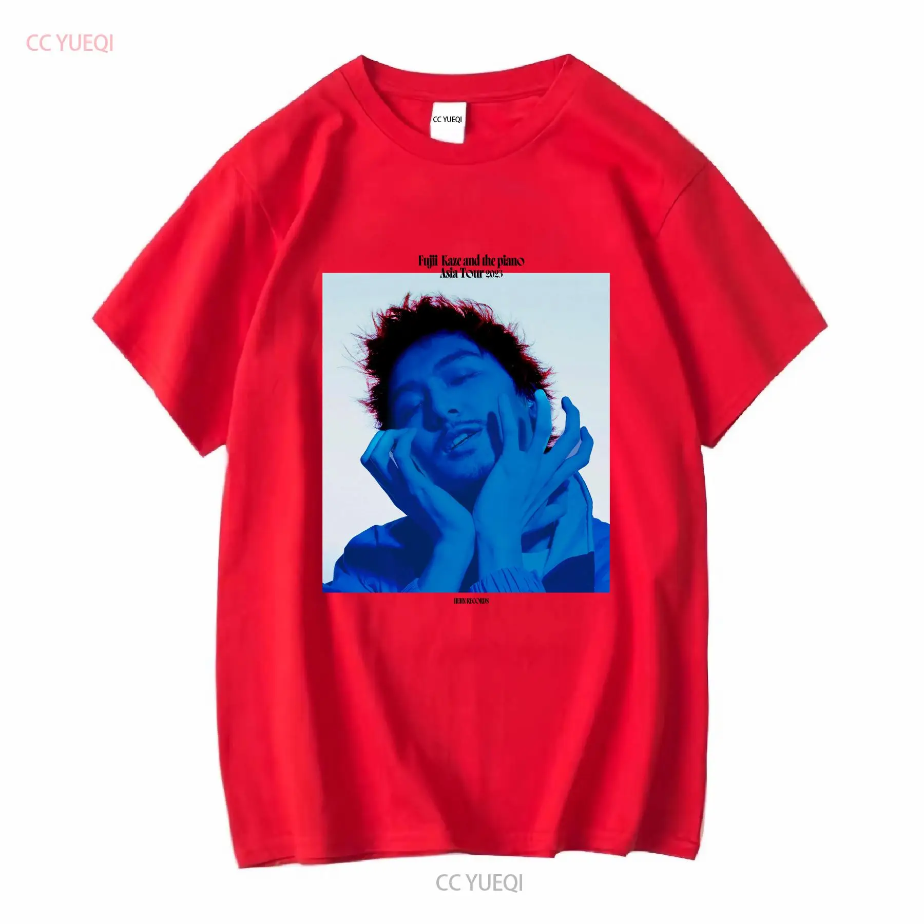 T Shirt Fujii Kaze Blue White L Size And The Piano Asia Tour