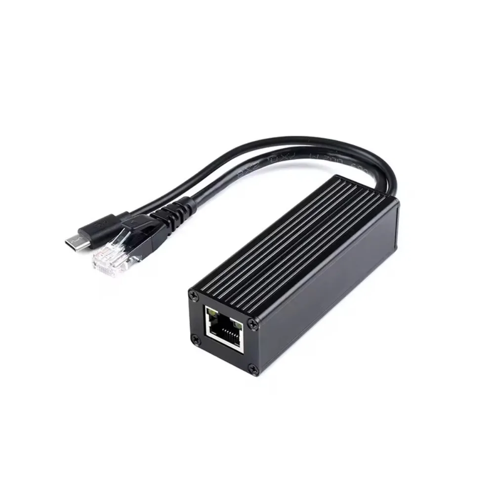 PoE Metal Enclosure Splitter 5V 2.5A Type-C Interface Power Supply