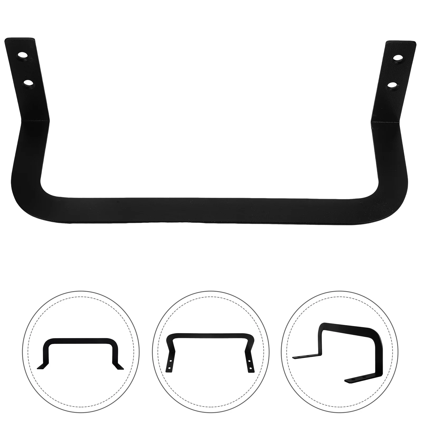 2 Pcs Mattress Anti-slip Baffle Iron Retainer Bed Frame Stabilizer Fasteners Slide Stopper Bar Metal Non-slip Holder