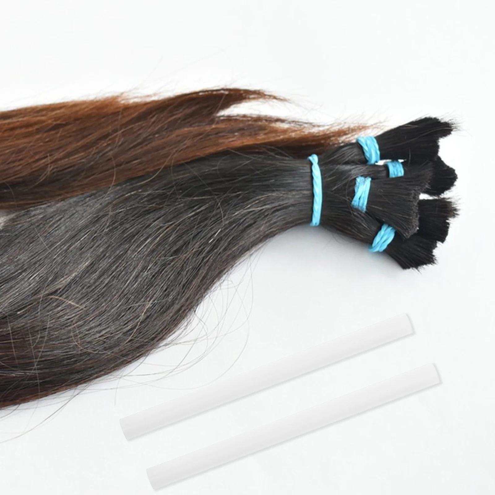 

12Pcs Hot Melt Glue Sticks Hair Extension Adhesive Strong Hold Safe Reliable Hair Styling Tools for Professionals