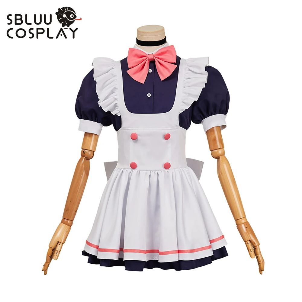 

SBluuCosplay Anime Ayase Momo Cosplay Costume White Maid Outfit Halloween Party Custom Made