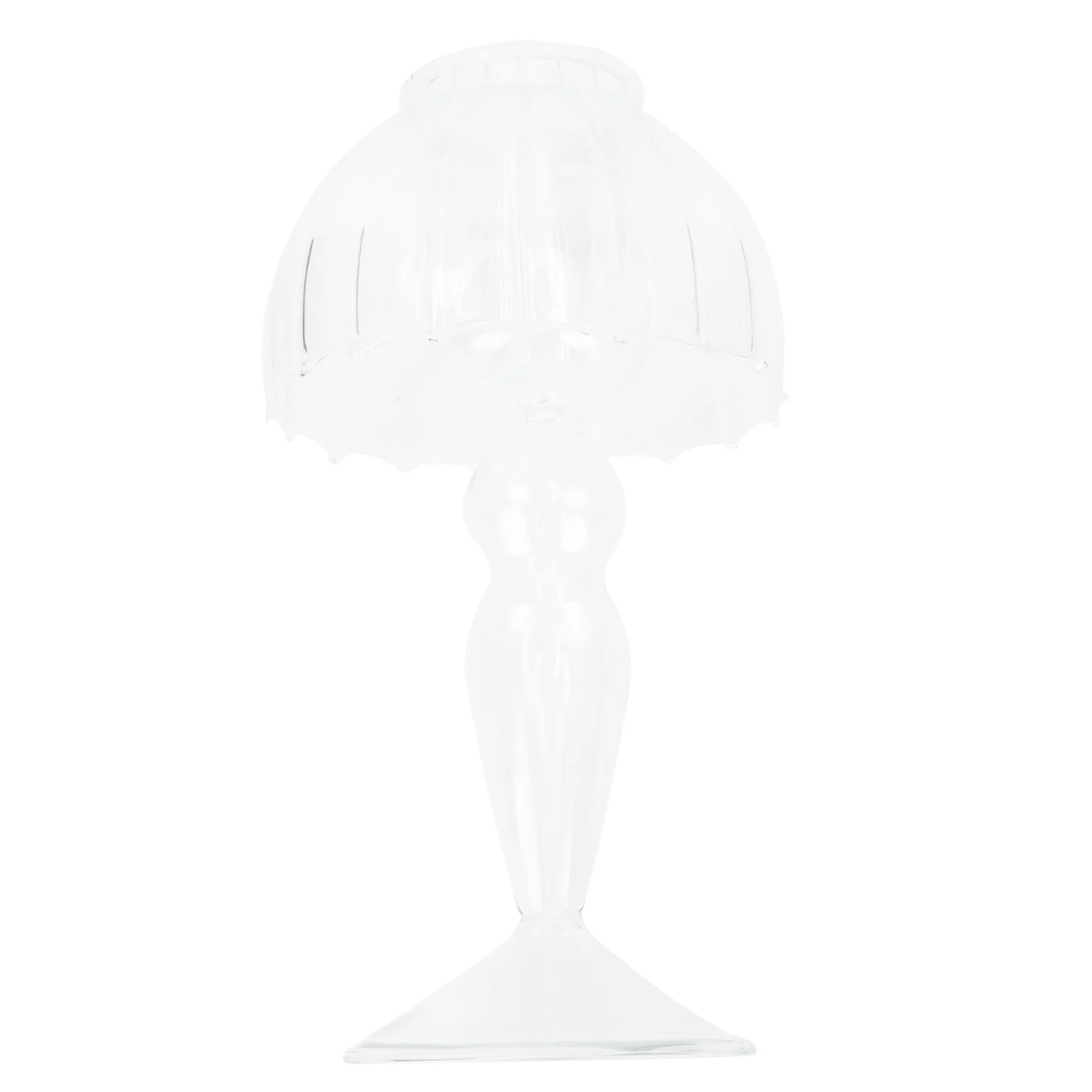 

1Pcs Elegant Glass Candleholder Simple Stylish Banquet Dining Table Candlestick Home Decor Glass Candleholder Home Decor