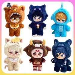 20cm Stuffed Anime Game Cute Zhongli Ajax Kaeya Alberich Wanderer Arataki Itto Kaedehara Kazuha Plush Dress-up Cotton Doll Toys