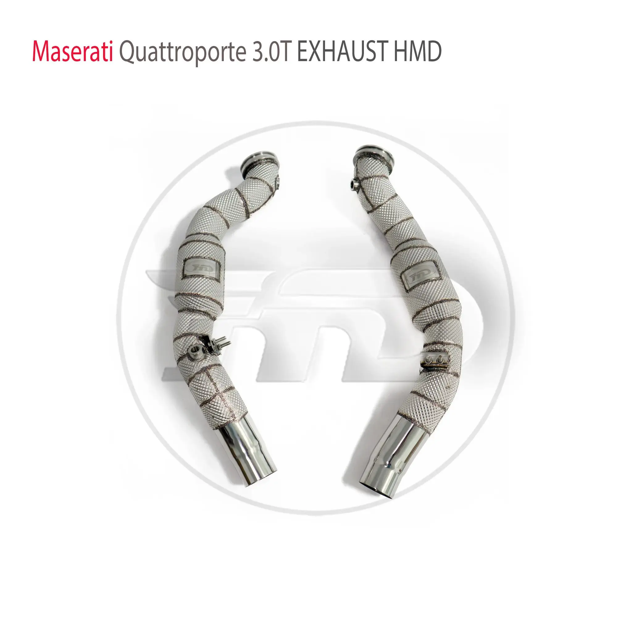 HMD Exhaust System High Flow Downpipe for Maserati Quattroporte 3.0T With Catalytic Converter Header