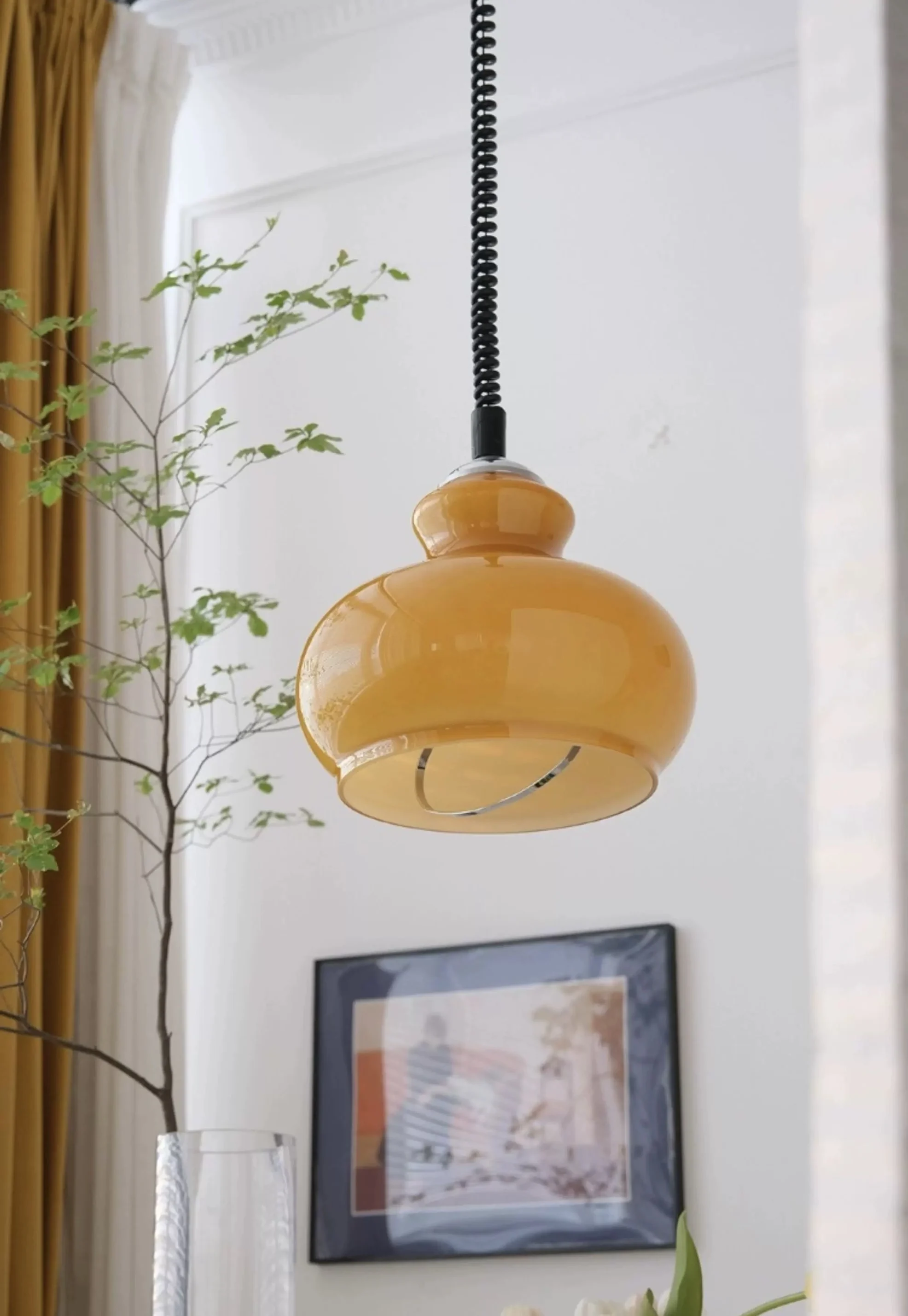 

Выдвижной подвесной светильник из французского середины века — современный скандинавский стиль, регулируемая лампа для спальни, кабинета и обеденного стола