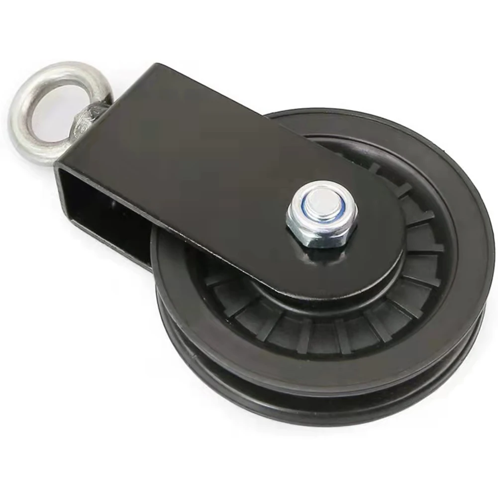 Pulley Block Cable Pulley Wheel Fitness Training Easy Installation Frictionless Rotation Heavy Duty Robust Construction