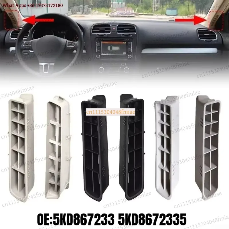 Interior Windshield A-Pillar Air Outlet Cover Trim Panel 5KD867233 For VW Golf 6 GTI MK6 2009-2014