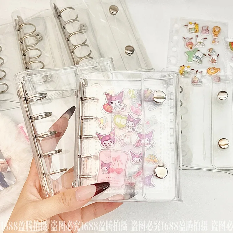 

M5 3d милая наклейка прозрачная книга для хранения ПВХ прозрачный материал для справочника книга для хранения наклейка переводная книга