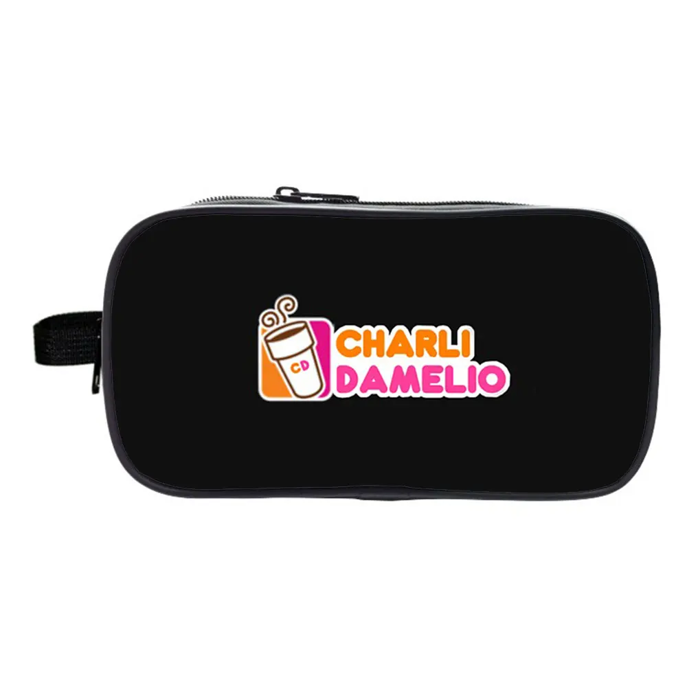 

Charli Damelio Pencil Case Fashion Printing Stationery Bag Kids Stationery Boys Storage Bags Girls Makeup Bag Teens Pencil Case