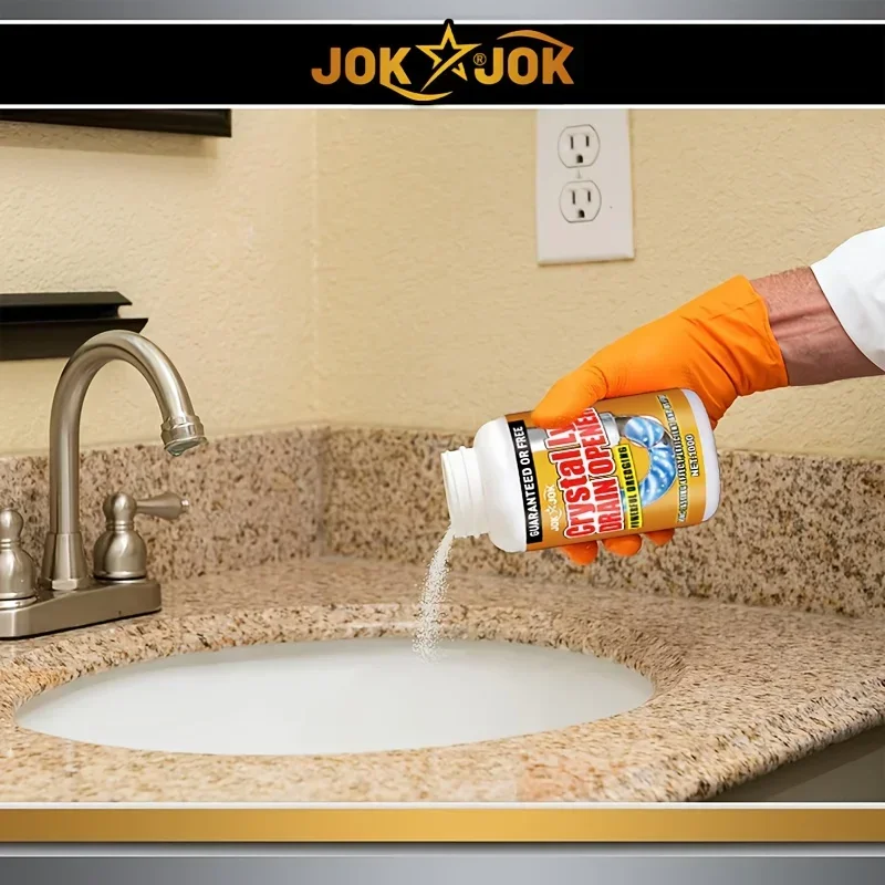 كريستال لاي استنزاف نظافة مسحوق 100 جرام قوية التجريف بالوعة المرحاض المطبخ RV المنزل بسرعة الشحوم مزيل صابون الشعر #1