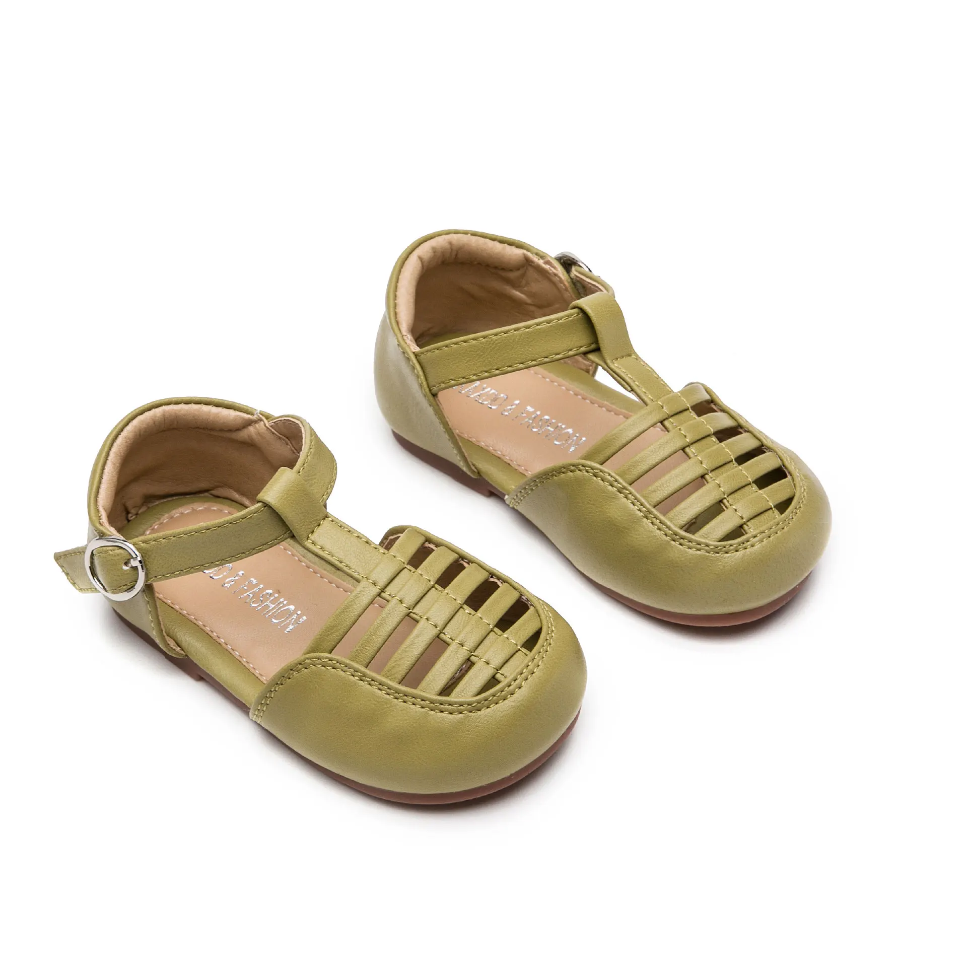 Baby Sandals Girls Princess Shoes 2024 New Fashionable Summer New Hollow Sandals Breathable Baby Toddler Shoes Soft Sole