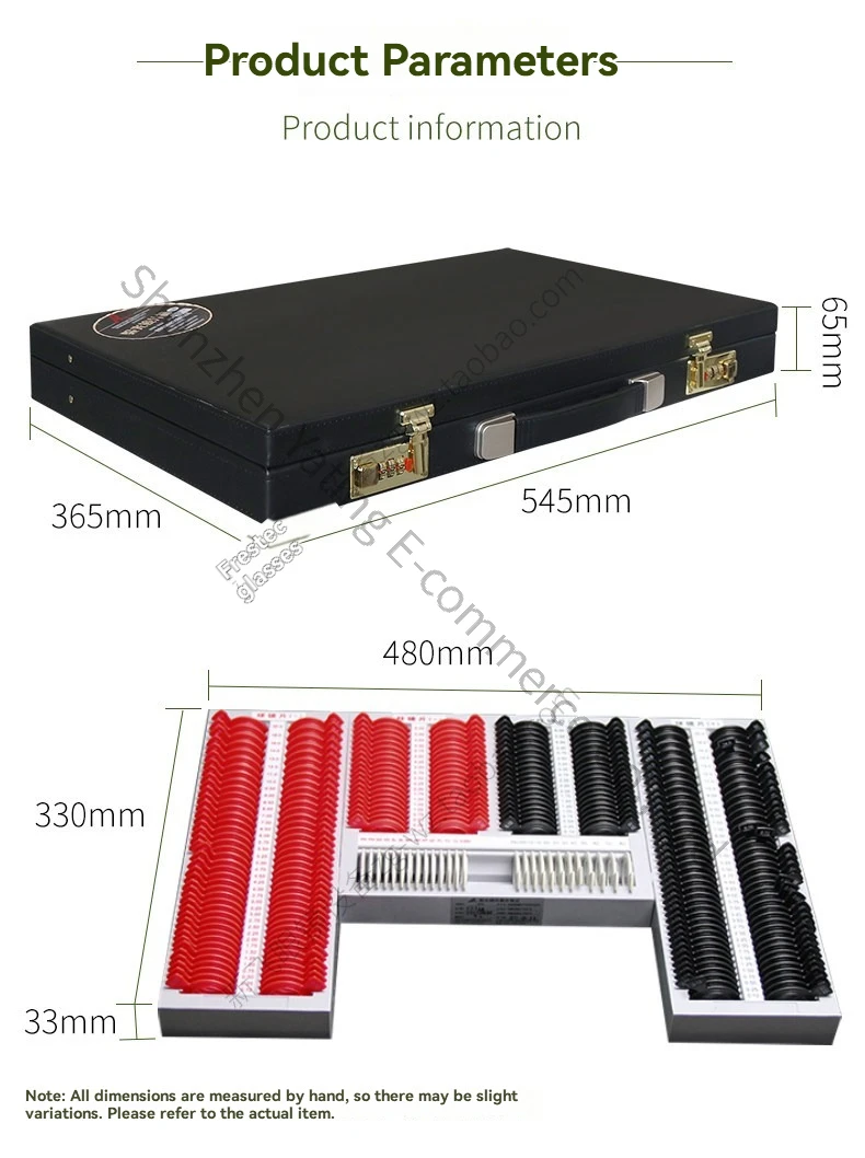 New 266 Pieces of Optometry Lens Box, Insertion Box, Plastic Ring Optometry Box, Eyeglass Store Inspection CD