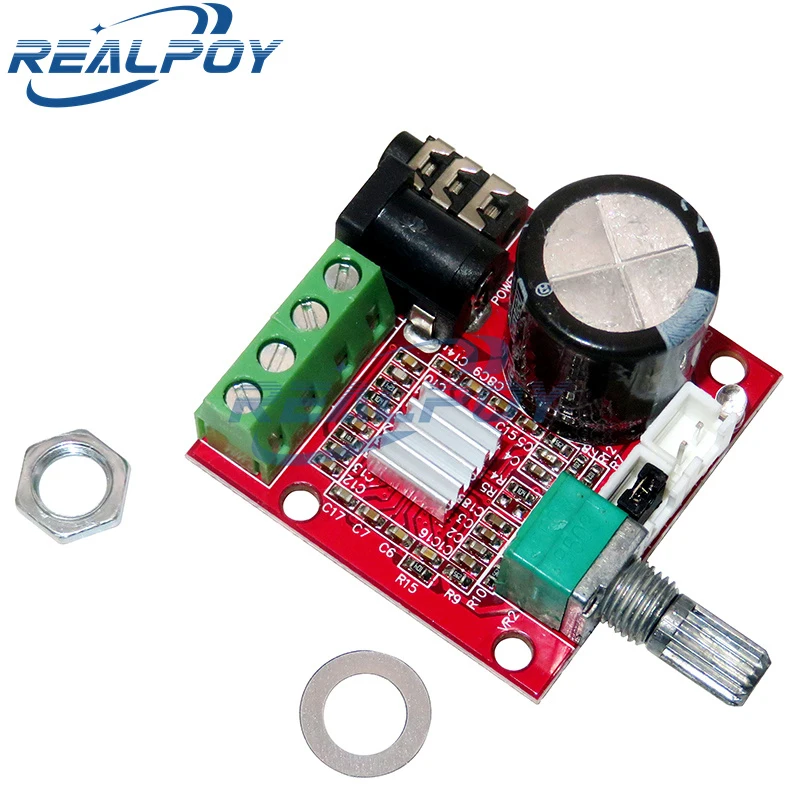 12V Mini Hi-Fi PAM8610 Audio Stereo Amplifier Board 2X10W Dual Channel D Class Lowest Price