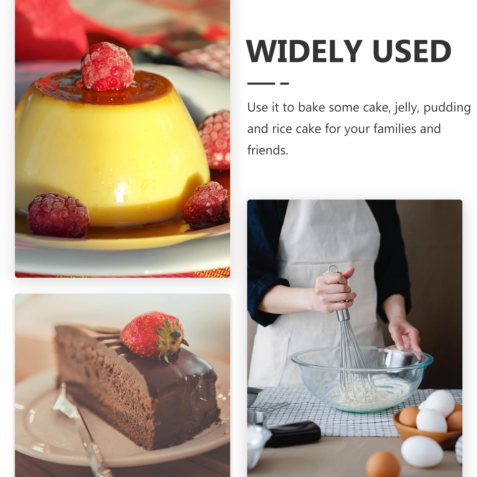 

Fish Shaped Rice Cake Mold Premium Aluminum Alloy Sturdy Heat Conductive Non Stick Pudding Jelly Cake Mold for Family Baking