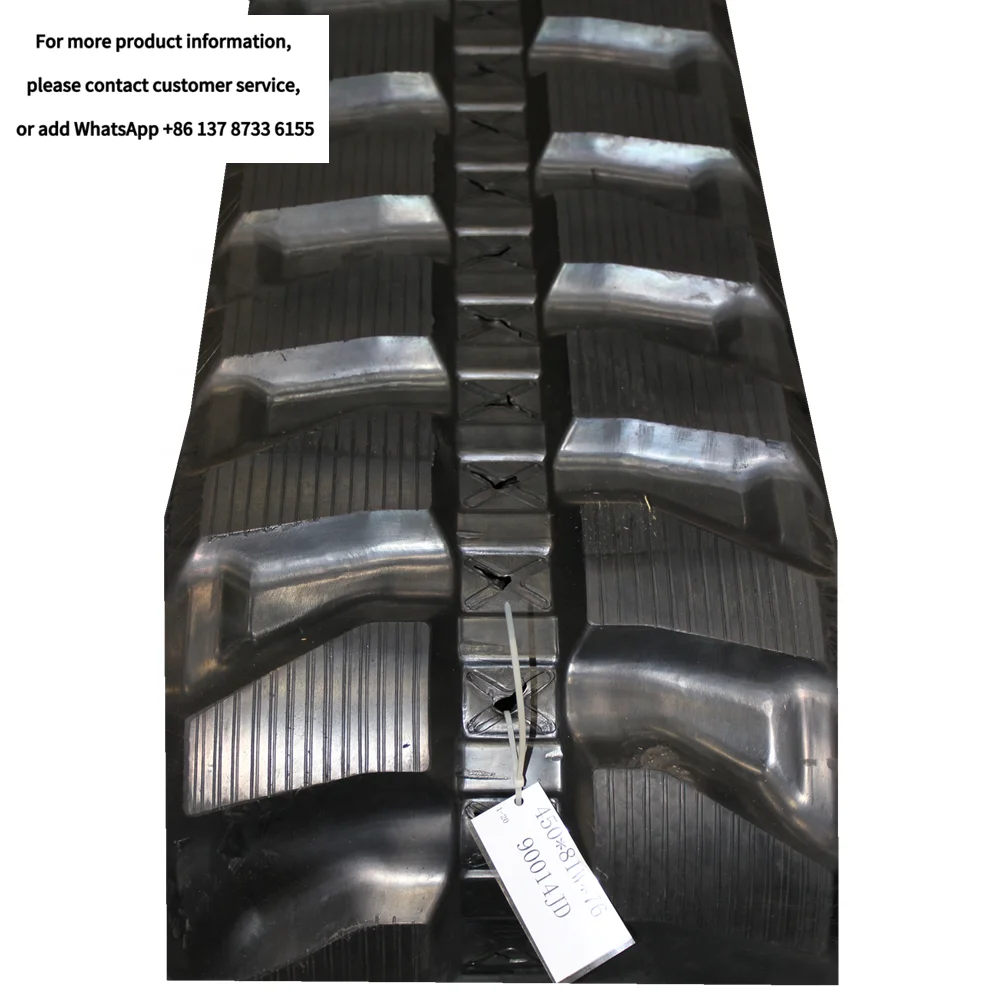 

For Excavator Rubber Track 450*81*76 For Tb285 Tb290 Tb80 Takeuchi TB290