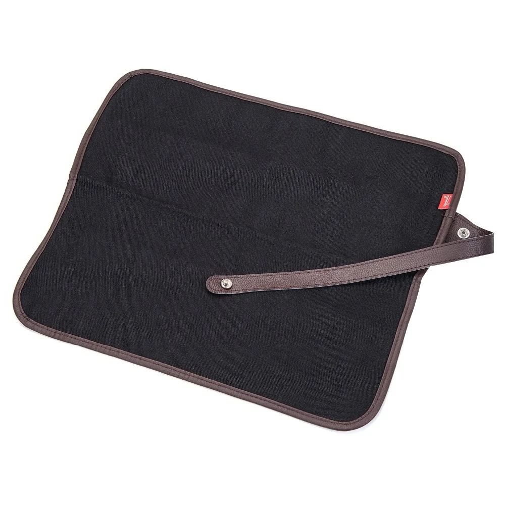 Canvas Pencil Wrap Roll 72 Holes Roll Up Pencil Case Practical Drawing Pencils Bag Pen Organizer Storage Pouch