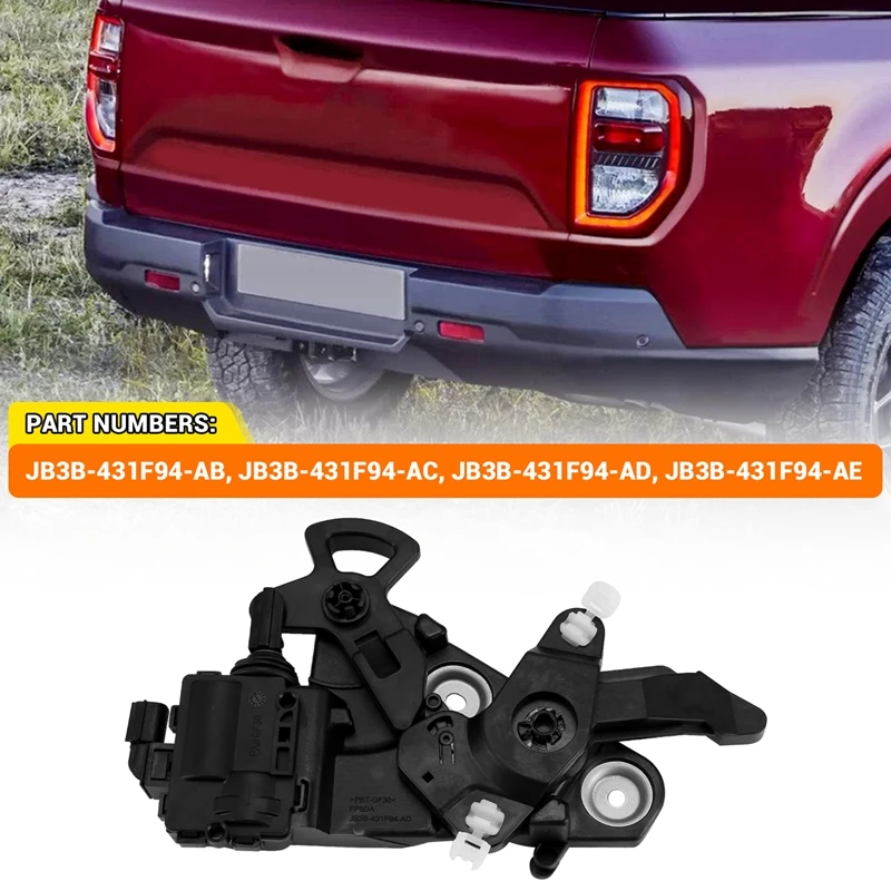 Automatic Power Tailgate Lock Assembly JB3B-431F94-AD JB3B431F94AD For Ford Ranger Maverick 2019-2024 Rear Centre Lock