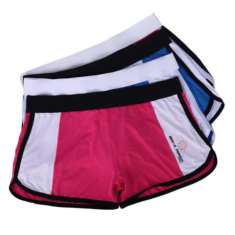 Color matching men's underwear, solid color fashion swimming sports flat foot shorts wholesale foreign trade B1003 #