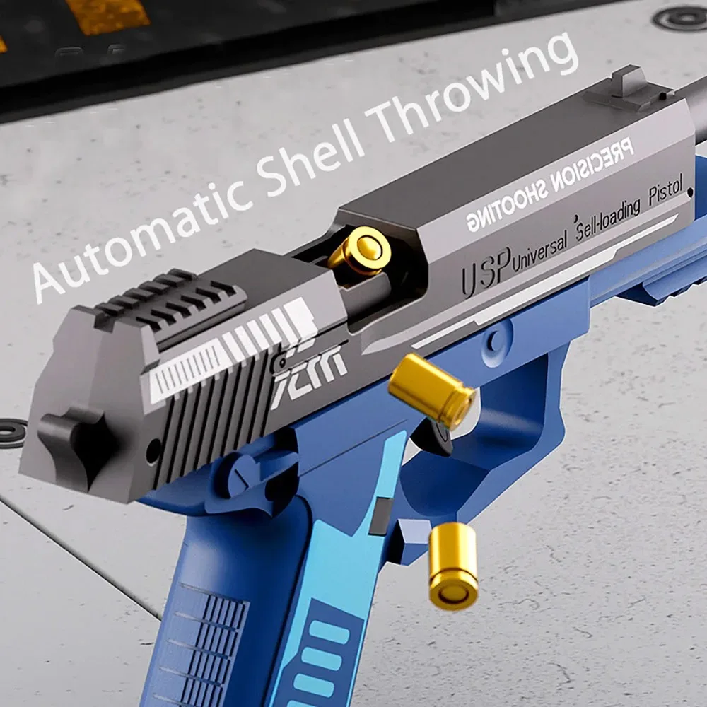 Shell Auswerfen Spielzeug Pistole Kugeln für M1911 SIG17 USP Spielzeug Pistole Wiederverwendbare Zubehör Schießen Spiel Weihnachten Geschenke für Kinder Erwachsene – Detail 14