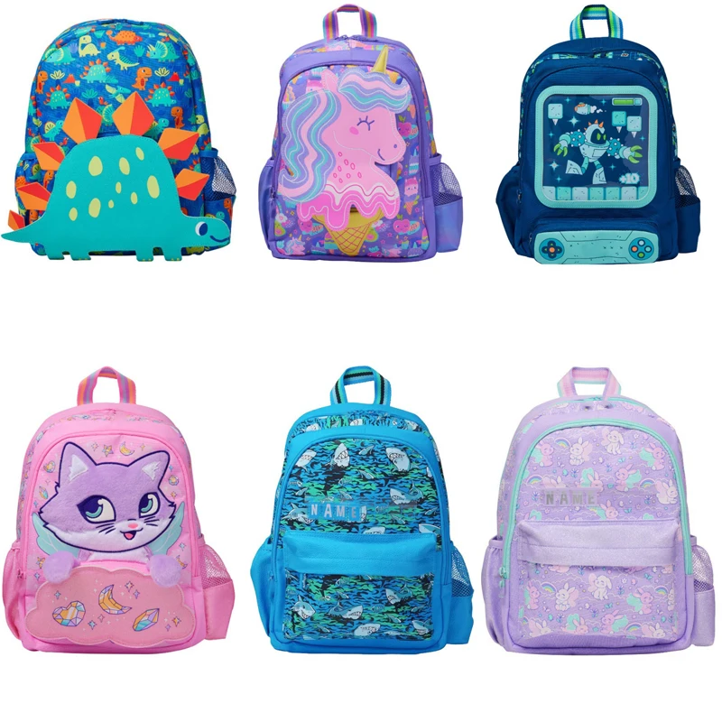 

Australian backpack cartoon backpack for elementary school students, medium size ultra lightweight backpack with reduced weight