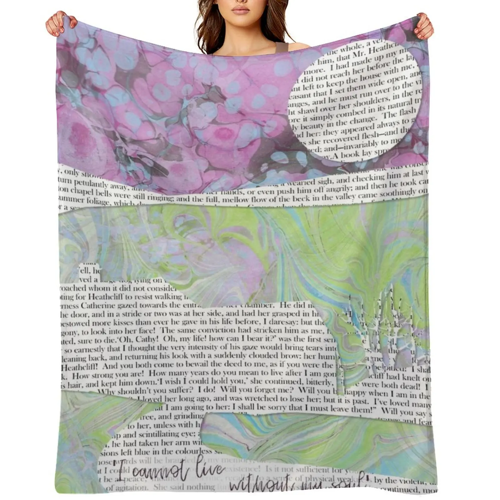 

Wuthering Heights I Cannot Live Without my Soul Throw Blanket Soft Beds Designers Summer Giant Sofa Blankets