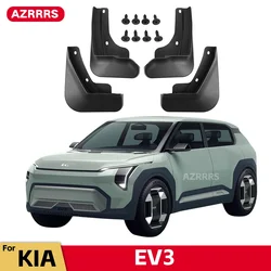 MudFlaps For KIA EV3 2024 2025 GT-line Mudguards Mud Flaps Splash Guards Front Rear Wheels Fender Car Accessories 4Pcs