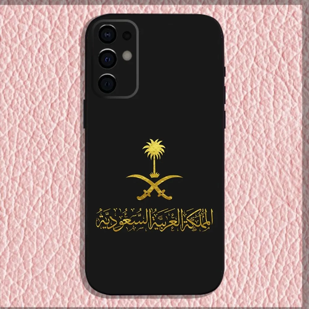 Kingdom Of Saudi Arabia Flag Phone Case For Samsung S24,S21,S22,S23,S30,Ultra,S20,Plus,Fe,Lite,Note,10,9,5G Black Soft Shell