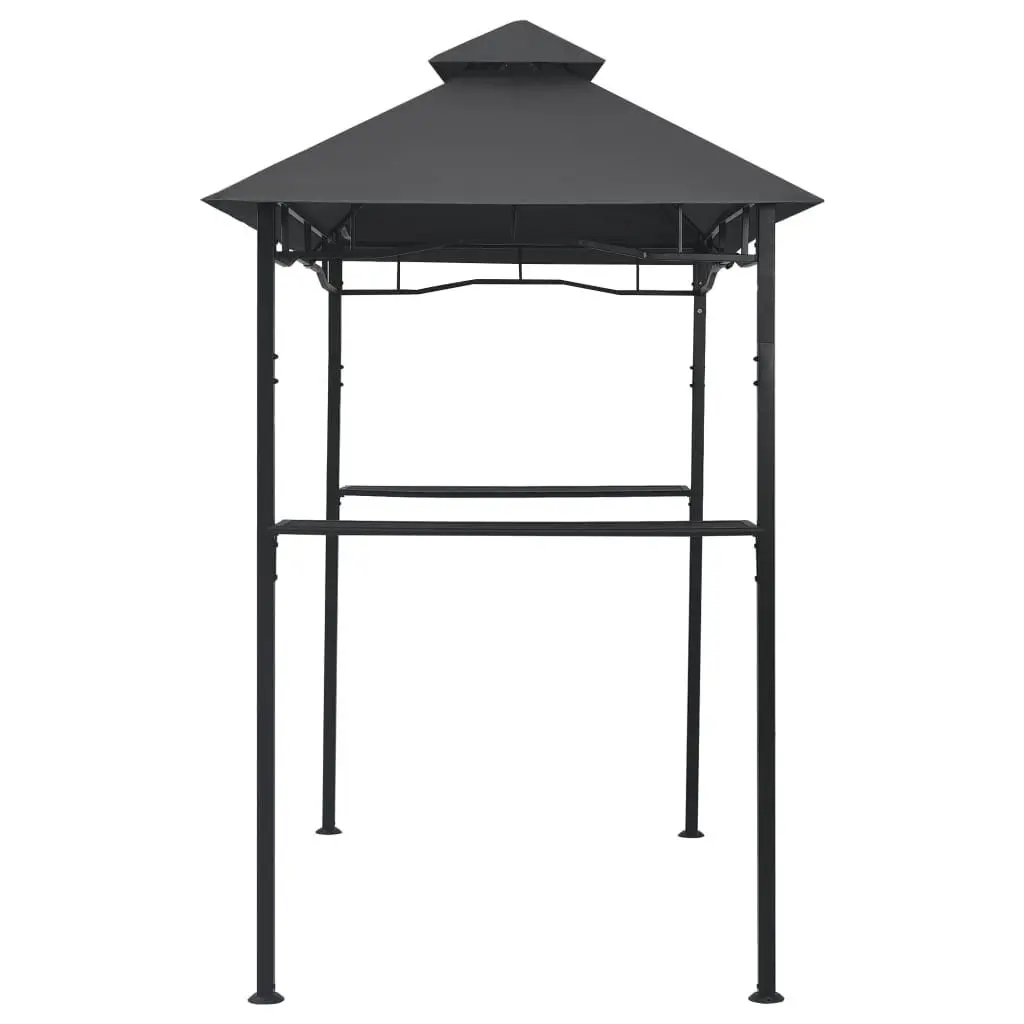 Bild 4: 7,9'x4,9'x8,4' Größe Anthrazitfarbene Stahl-BBQ-Pergola