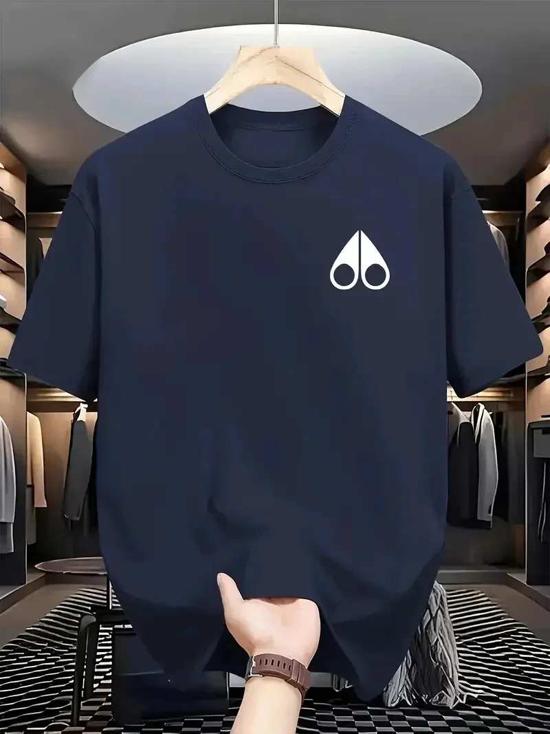 قمصان رجالية قصيرة الأكمام، رياضية وفضفاضة مناسبة للرجال الذين يرتدون قمصانًا كبيرة الحجم سريعة الجفاف وقابلة للتنفس