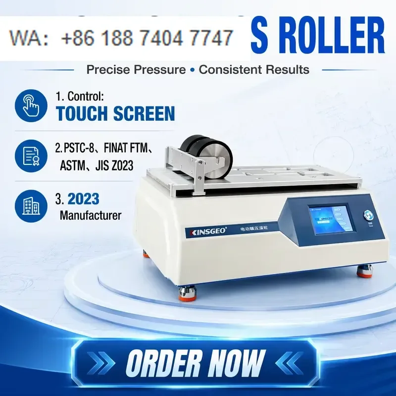 Customizable Rolling Roller for PSTC 8 FINAT FTM 1 Tape Test Pressure