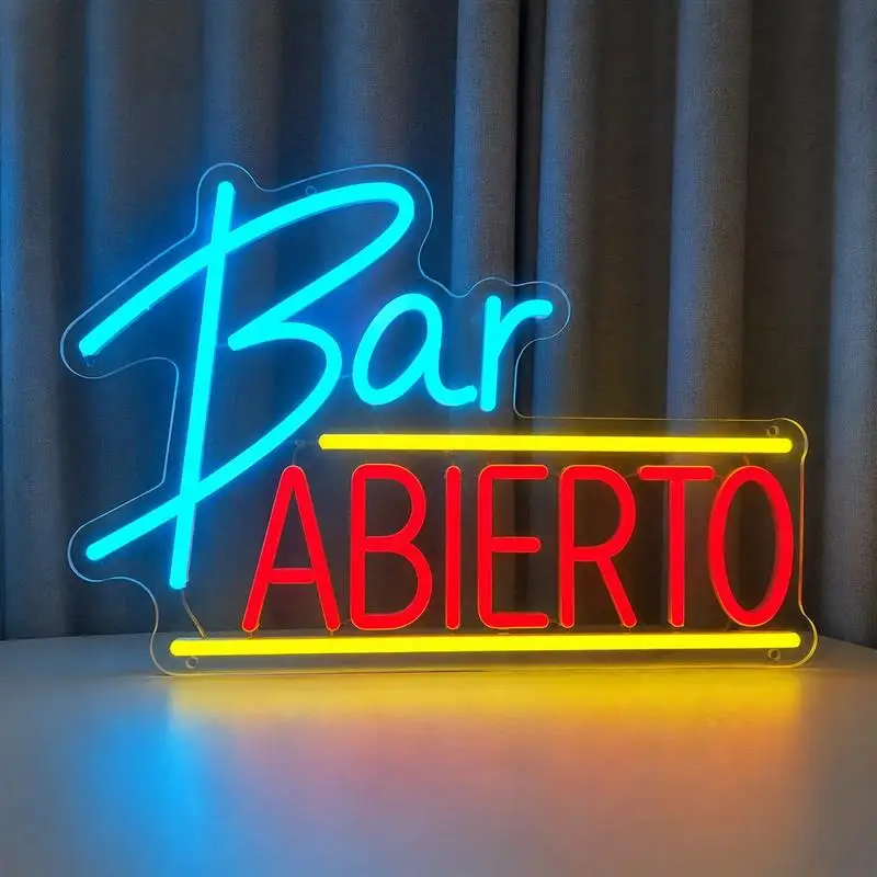 enseigne-neon-«-bar-abierto-»-pour-la-decoration-murale-de-vitrine-de-commerce