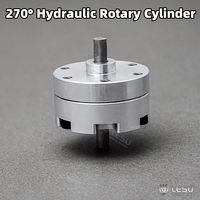 270° Hydraulic Rotating Module 4Mpa Cylinder High-Precision Upgraded Enhanced Version For 1/14 Tamiya RC LESU Trailer Parts