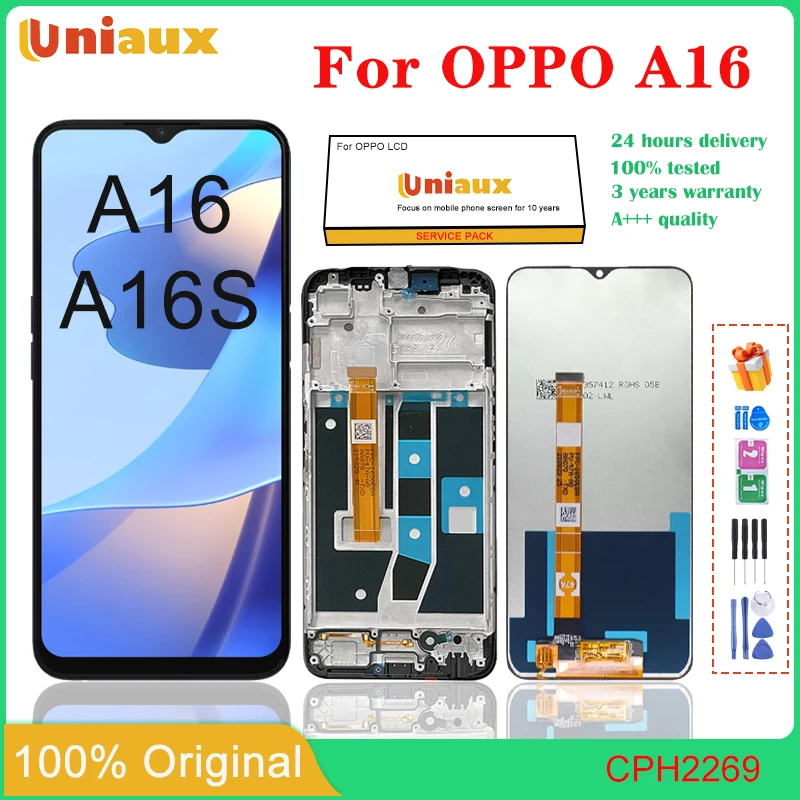 

For OPPO A16 Mobile Phone LCD Screen Display assembly Touch Screen LCD Panel Replacement