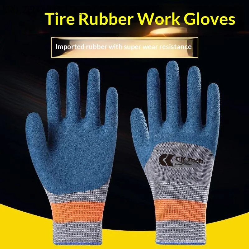 🔝Gloves Rubber Palm Coated Durable Thorn Proof Protection Gloves Breathable Waterproof For Cactus Rose Blackberry✨