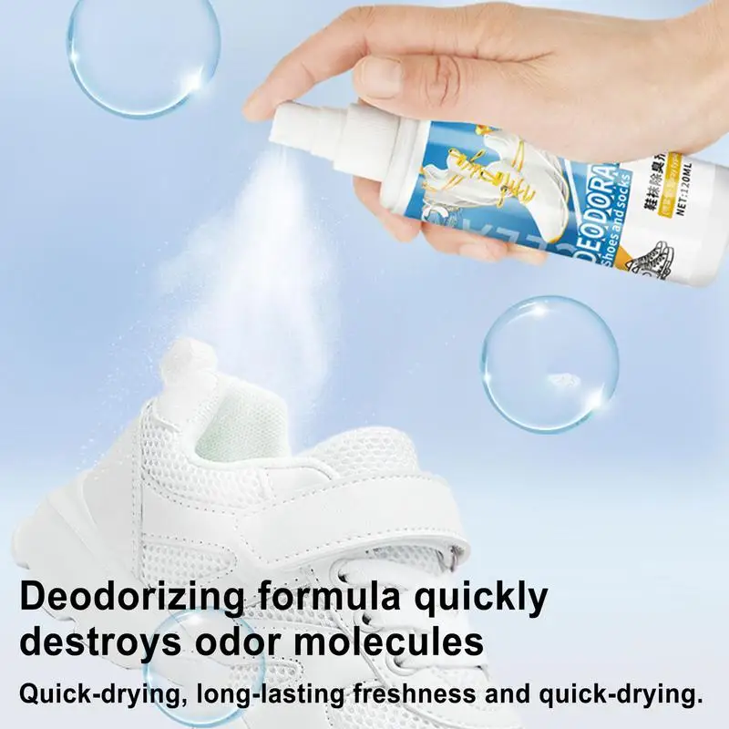 120ml Shoe Oder Remover Foot Odor Shoe Odor Deodorant Odor Removal Spray Foot Artifact Socks Foot Care