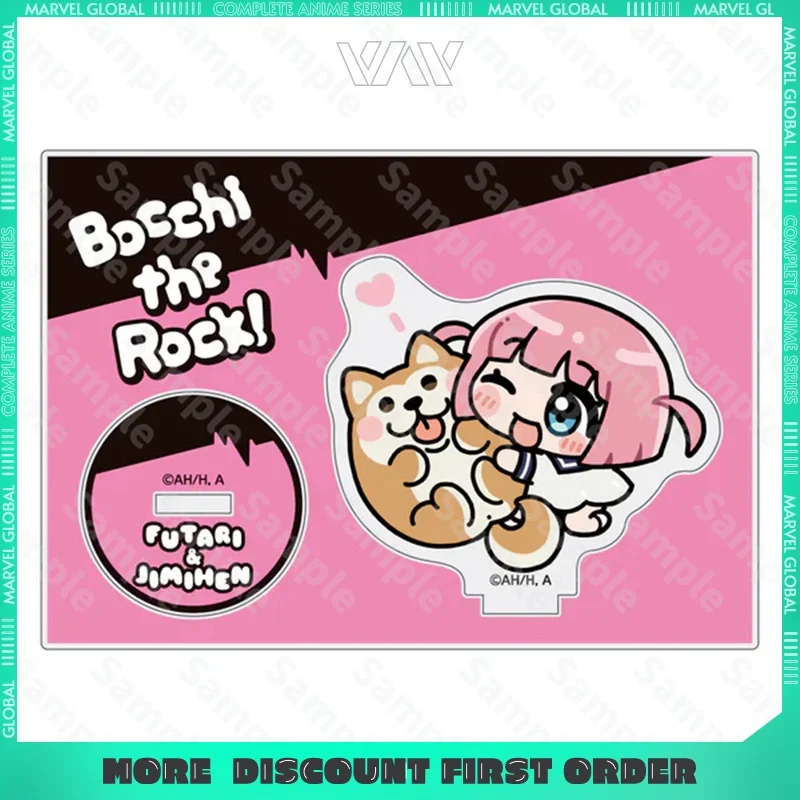 BOCCHI THE ROCK! Figurki akrylowe Chibi z anime, postacie Yamada Ryo i Ijichi Nijika, ozdoby na biurko, prezenty dla fanów.