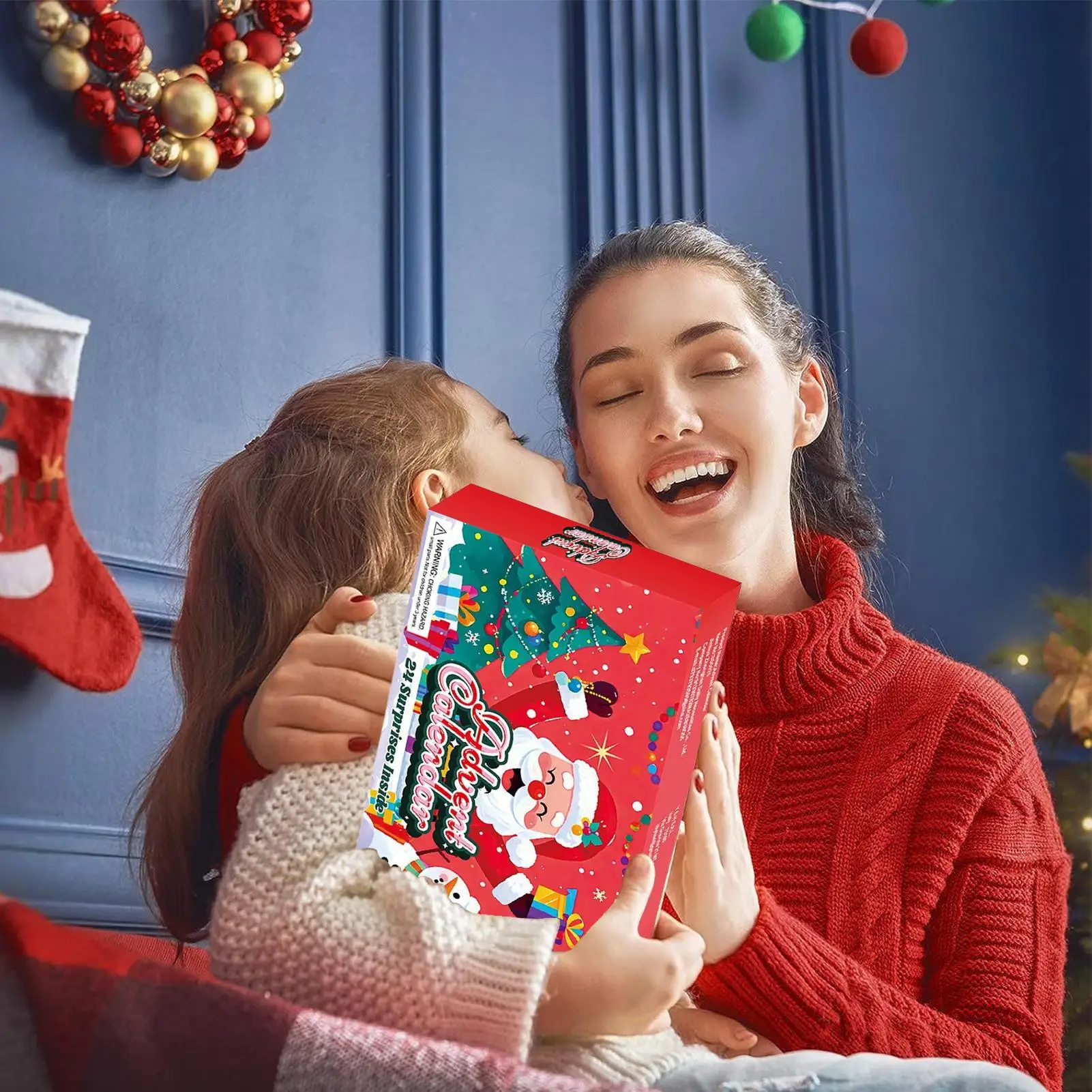 2025 Christmas Count Down Calendar Collectible Animal Keepsake 24-Day Countdown Calendar With Dinosaur Figurines For Over 3