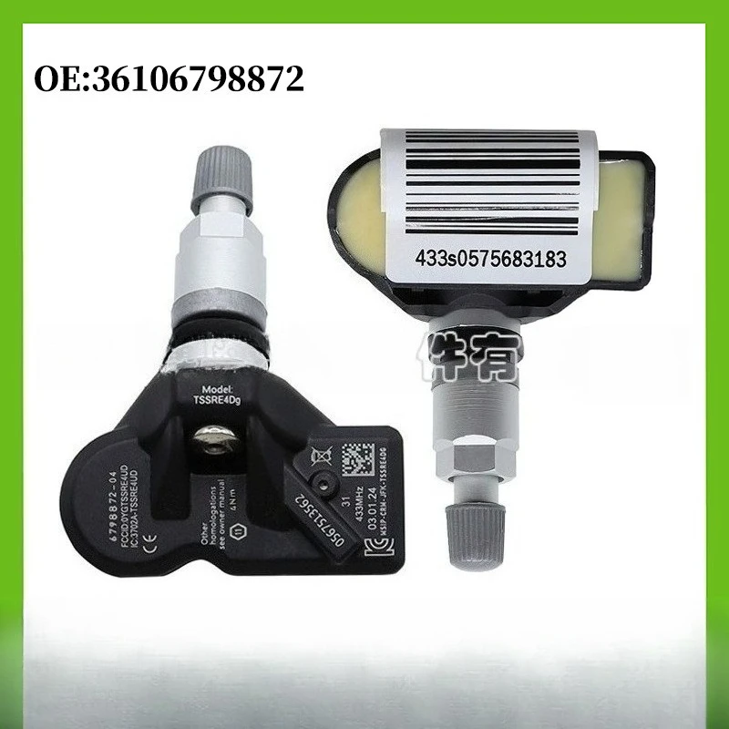 

36106798872 6798872 1/4pcs TPMS Tire Pressure Monitor Sensor for BMW 2 3 4 5 6 7 Series X1 X3 X4 for mini COOPER CLUBMAN X3