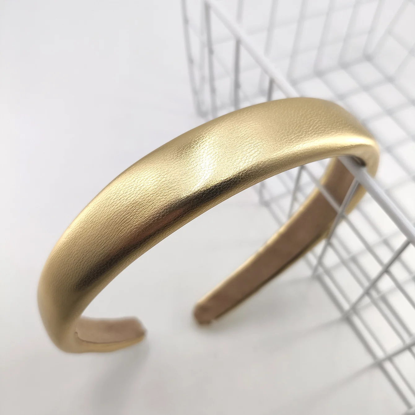 2/2,5/3/4CM Vintage Pu Leder Haarband Solide Lünette Stil Stirnband Kopf Hoop Mädchen Nicht-slip Turban Mode Haar Zubehör – Detail 11