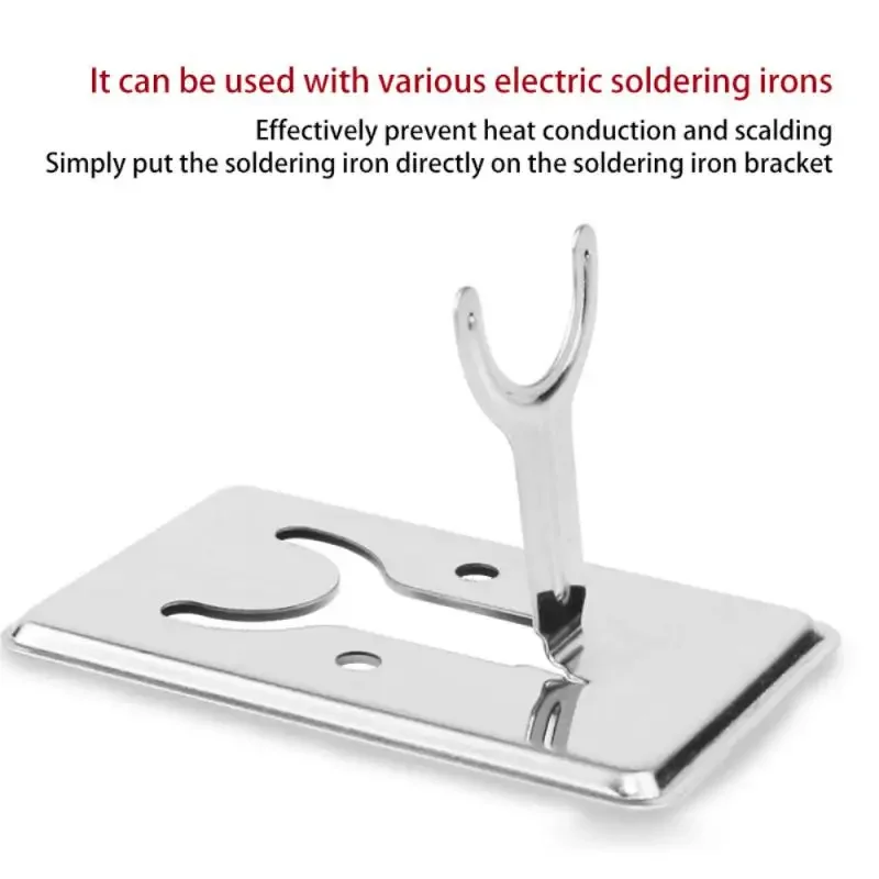 Soldering Iron Stand Simple Stand Soldering Iron Table Fixed Stand Soldering Tin Y-type Stainless Steel Shelving Stand
